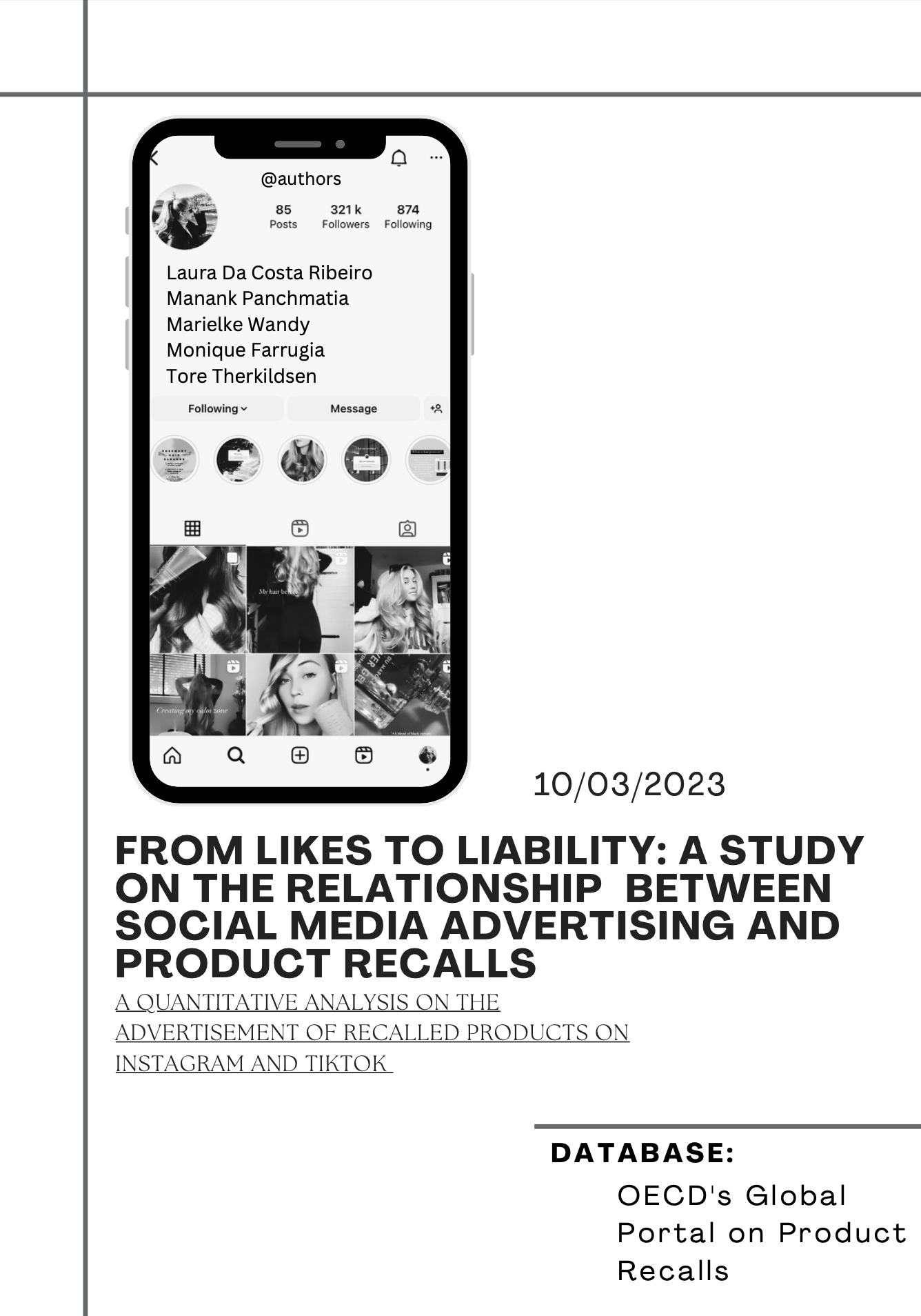 Influencer Law Clinic 2022–2023